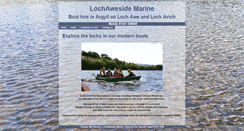 Desktop Screenshot of lochaweside-marine.co.uk