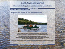 Tablet Screenshot of lochaweside-marine.co.uk